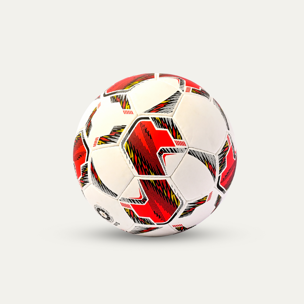 Red White Soccer Ball